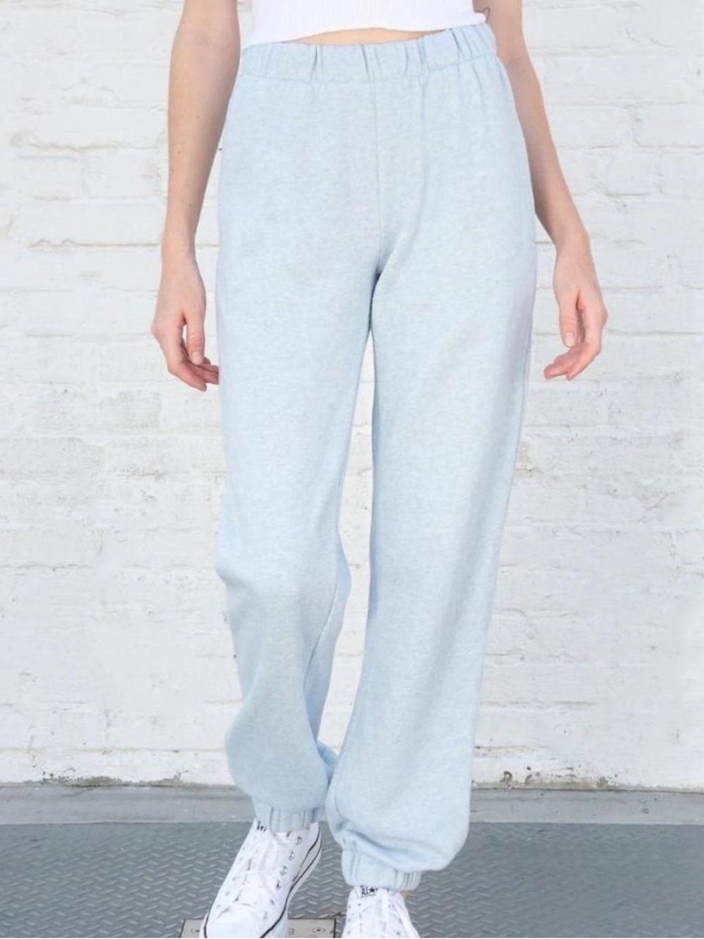 Brandy Melville / John Galt Heather Light Blue Sweatpants